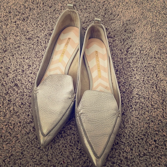 nicholas kirkwood silver shoes